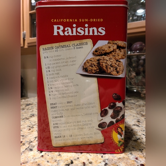 Sun-Maid Canister - Picture 3 of 6